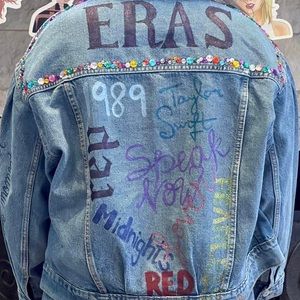 Taylor Swift Eras Tour Denim Jacket